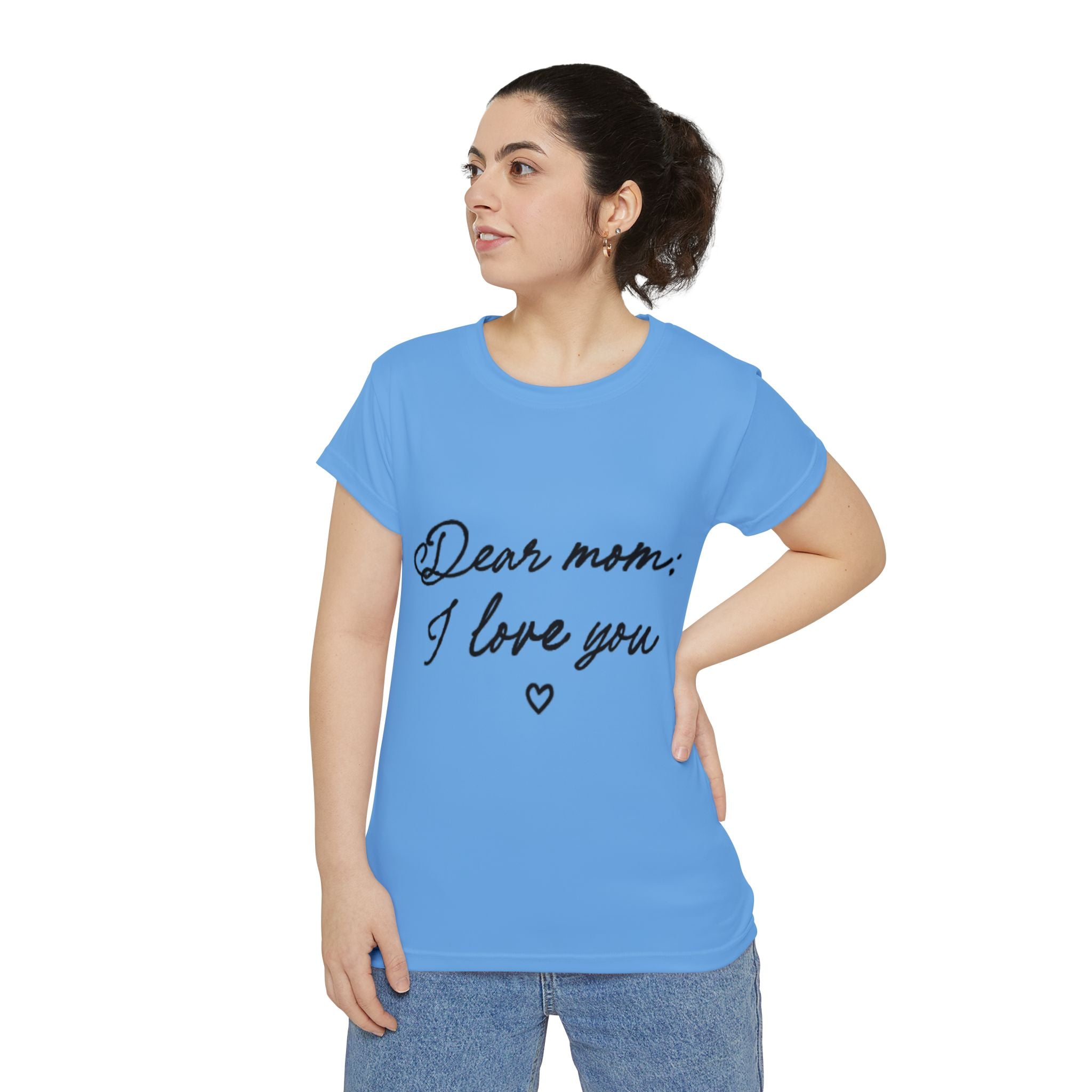 Dear mom i love you | Women's Short Sleeve Shirt